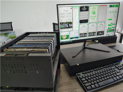 Ảnh Box Phone Farm tại Khu đô thị Việt Hưng – Mua, Thuê, Lắp Đặt Tận Nơi